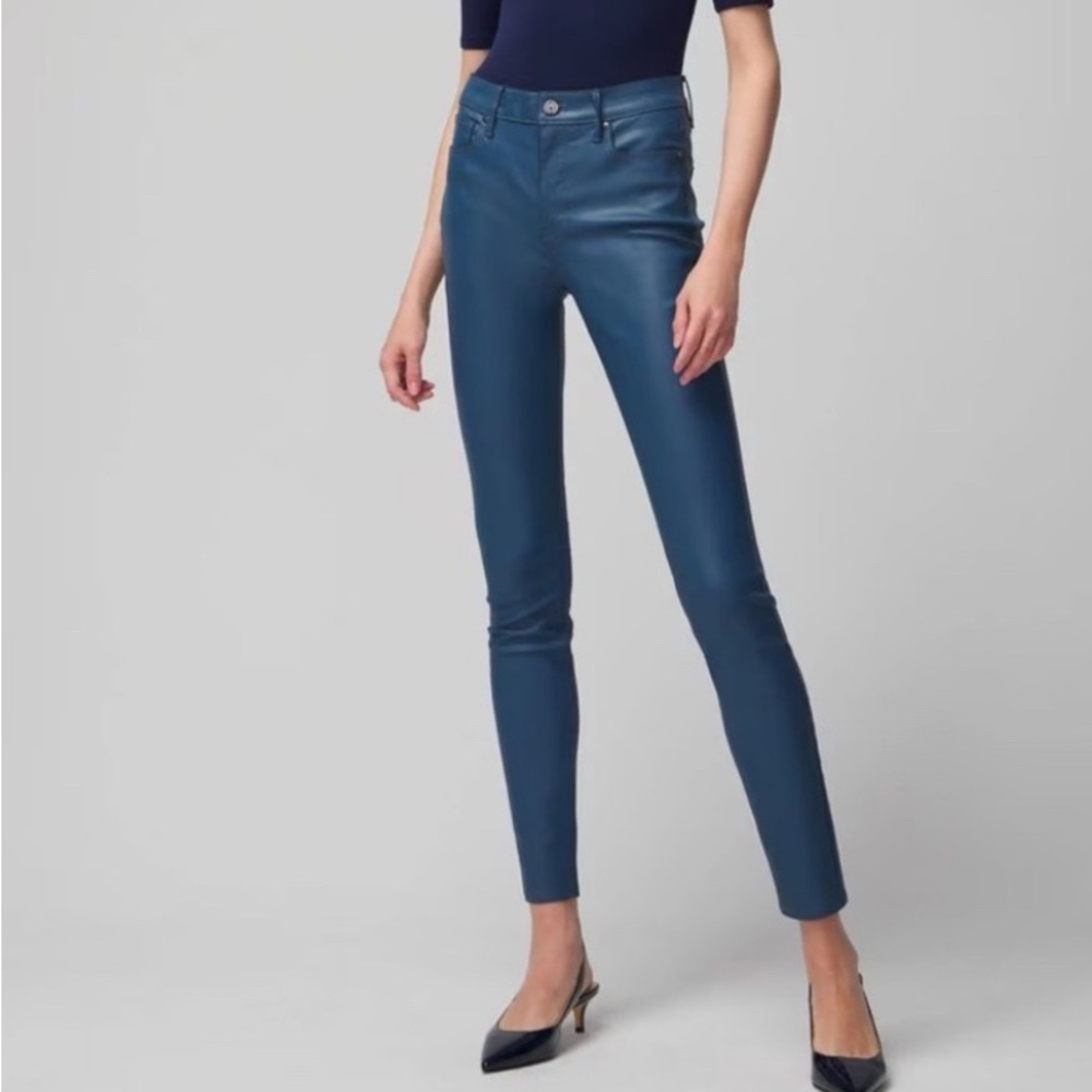 WHBM.. High-Rise Coated Skinny Jeans. SIZE:2S COLOR:TRUE ÍNDIGO